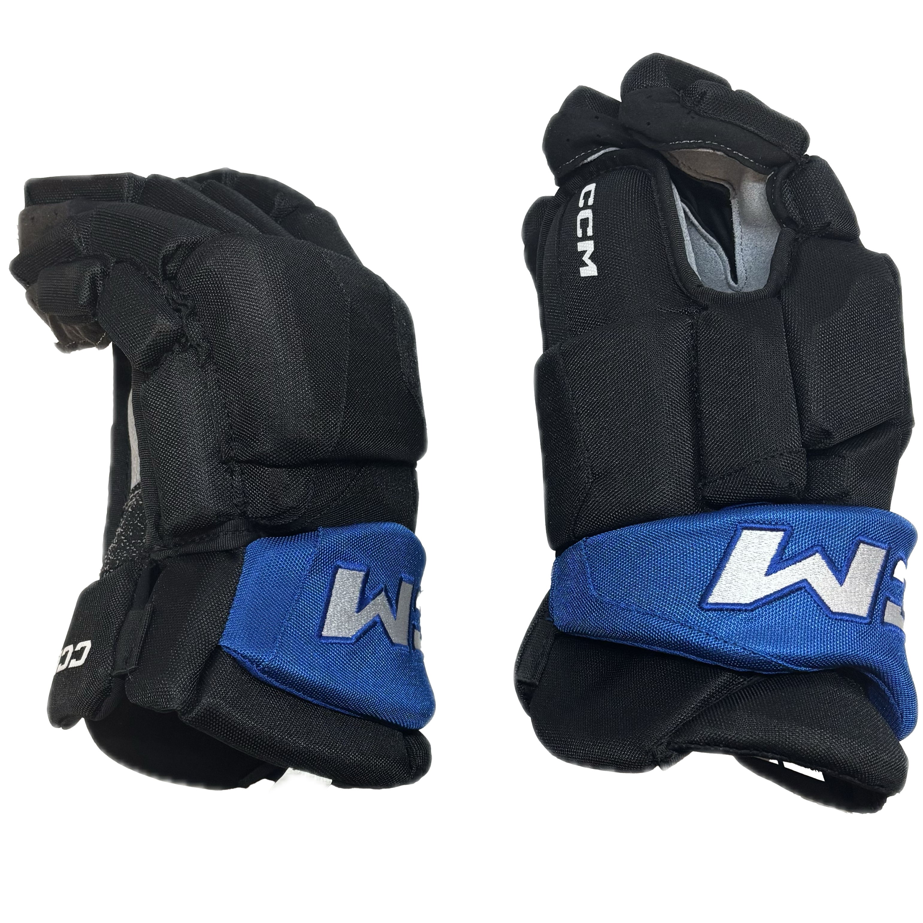 CCM HGJSPP - QMJHL Pro Stock Hockey Glove (Black/Blue)